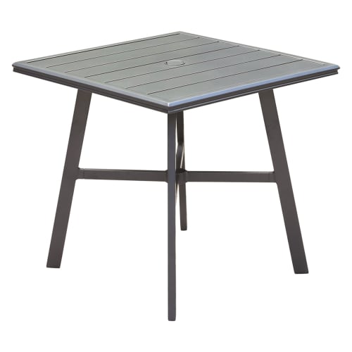 Cape Soleil, 30" Square Slat Top Dining Table